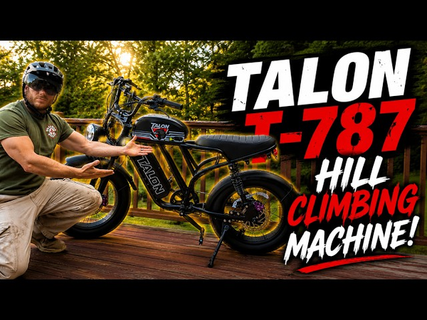 Talon T-787 Dual Motor E-Bike Review | Hill Climbing Machine?