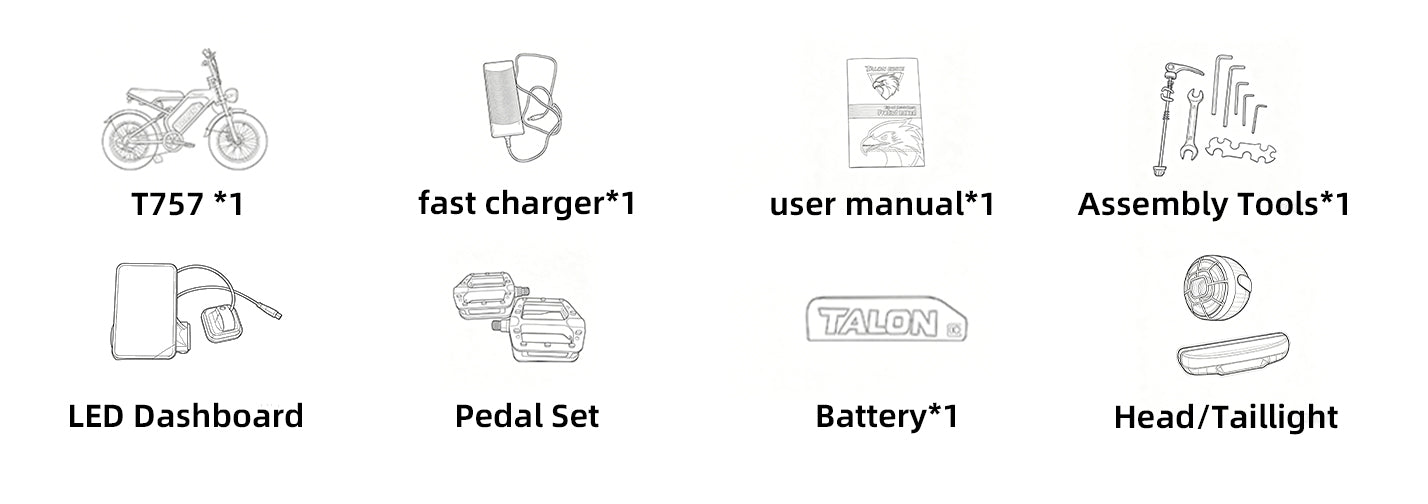 What is inthe box Talon T757
